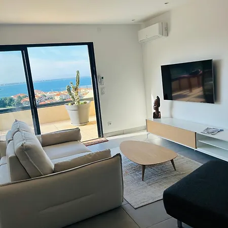 Apartment 4 Personnes Confort Avec Vue Panoramique Sur Port Vendres