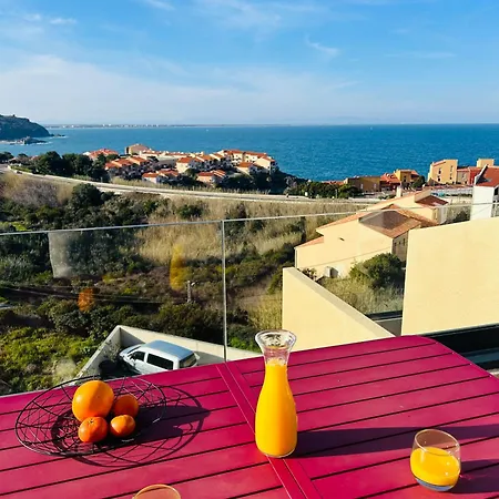 4 Personnes Confort Avec Vue Panoramique Sur Port Vendres